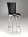 Kitchen & Housewares : Bristol Black Vinyl Swivel Counter Stool