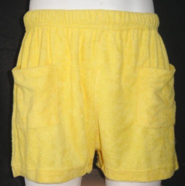 SPECIAL SALE!! Terry Boxer Shorts Yellow