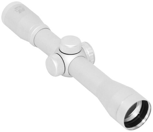 4X32 Red Illuminated Silver Pistol Dot/Blue Lens/Ring