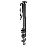 Manfrotto 680B Einbeinstativ Compact (3 Ausz�ge, rutschfester Gummigiff, Handgelenkschlaufe) schwarzvon "Manfrotto"
