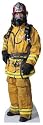 Firefighter  Life Size Cardboard Cutout