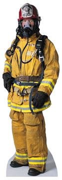 Firefighter  Life Size Cardboard Cutout