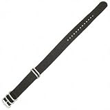 Zulu Ballistic Nylon Strap (20mm, 5-Ring, Black)