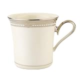 Lenox Engagement Platinum Banded Ivory China Mug