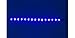 4 pack BLUE Super Bright 5050 LED Strips - 15 LEDs Per Flexible Strip - 30cm long - 12V - Adhesive Backed