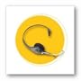 Plantronics Encore Monaural Headset & Vista Amp Includes 1 Extra Voice Tube