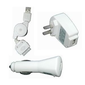 BRAND NEW All-in-1 charger kits for Apple iPhone; iPod 3G 4G, Photo, Video, Mini, Nano and Nano 2.... by CrazyOnDigital