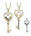 Personalized Key To My Heart Family Birthstone Necklace