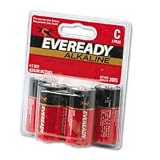 EVEA93BP4 BATTERY,ALKALINE,VALUE,C
