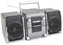 GPX HGCD2004 3-piece CD Player With AM/FM Stereo & Cassette Recorder