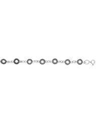 Sterling Silver Celtic Charm Bracelet, 5/16 inch wide