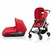 Inglesina Avio Stroller and Carrycot, Red, 1 Each