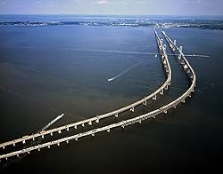 Chesapeake Bay Bridge, Maryland Photograph - Beautiful 16x20-inch Photographic Print by Carol M. Highsmith