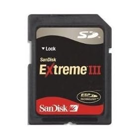 SanDisk Extreme III SD 2GB Card