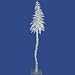 5' Pre-Lit Silver Sparkling Fantasy Artificial Christmas Tree - Clear Lights