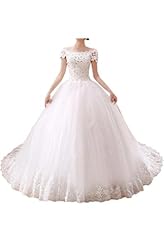 Illusion Vintage Lace Satin  Natural   Waistline  Ball Gown Bandage Dress/Wedding Dress 