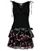 Tie Shoulder Drop Waist w/Satin Bow by XOXO