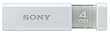 SONY �m�b�N�X���C�h��USB�������[ �|�P�b�g�r�b�g 4GB �X�m�[�z���C�g �L���b�v���X USM4GL-W