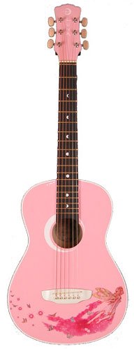 MusicalInstruments: Luna Aurora Petite Acoustic Guitar, Faerie