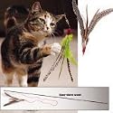 Da Bird Interactive Feather Cat Toy - Easy Store / Pull Apart Rod