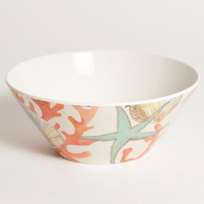 Reef Melamine Soup/Cereal Bowl (Set of 6)