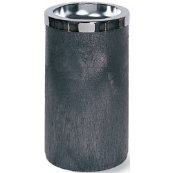 Smoking Urn w/Metal Ashtray Top, 9 1/2H x 11 1/2 Diameter, Black, 1 Each