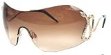Roberto Cavalli - ROBERTO CAVALLI EUROPA 191S Sunglasses Sun Glasses BROWNGRADIENT Lens GOLDMETAL Frame