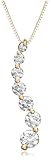  : 14k Yellow Gold Journey Curve Pendant (1 cttw, H-I Color, I1 Clarity)
