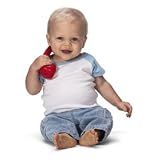 Baby Short Sleeve Infant T-Shirt, Color: Natural, Size: Large