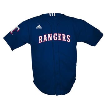 Texas Rangers Adidas Navy MLB Youth Replica Jersey - Youth-L
