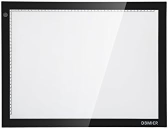 Tattoo Supplies DrawingIQ Dbmier Light Table Ultra Thin Tracing Light Box 16.93" X 12.20" w/ 12V AC Adapter w/ Painting Marker Creative Pen