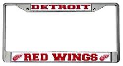 Detroit Red Wings Chrome License Plate Frame - SET OF 6 - Sports Merchandise