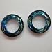 Jolee's Jewels Swarovski Elements Ring - 14Mm Circle/Crystal Bermuda Blue 2/Pkg