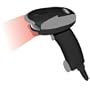 Ccd Long-range Barcode Scanner USB Light Rugged Design Black