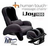 iJoy 100 Massage Chair + Foot / Calf Ottoman 2.0 Massager Grey
