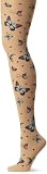 Jessica Simpson Women's Printed Butterflies Sheer Tight
