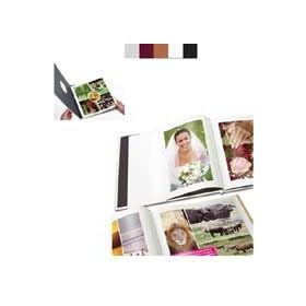 Unibind PhotoBook 8.5 x 11 Black Linen Covers with Picture Window, in Portrait Format, 5mm Thick, Holds up to 40 Pages.