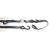 1 X 6' Cam Buckle Handle Bar Strap with S-Hooks & Soft Pull Loops, Motorcycle Tie... by US Cargo Control