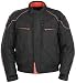 EAGLE 2.0 MOTORCYCLE JACKET BLACK_ORANGE PIPE