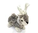 Crouching Jackalope 8" Plush Stuffed Animal Toy