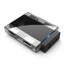 SANOXY SuperSpeed USB 3.0 4-Port Hub Backward Compatible with USB 2.0 with USB 3.0 Cable-USB 3.0 4Port Hub-Superspeed 5Gbps 4-Port USB3.0 Hub w/cable to transfer files supports MAC OS and Windows 7, Windows Vista-Backwards compatible with USB1.0 and USB2.0 Compact design USB3.0 Hub for Travel/Laptop and PC and Connects your USB Graphic card, USB digital TV, Storage, Digital Camera, USB Printer to your Computer/SNX-U3HUB