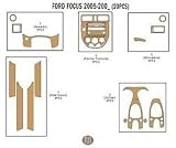 Ford Focus Dash Trim Kit 05-up - 20 pieces - Solid Red