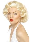 MARILYN MONROE BLONDE BOMBSHELL WIG 50s Fancy Dress