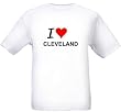I LOVE CLEVELAND - City-series - White T-shirt