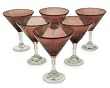 Martini glasses, 'Amethyst'