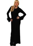 Charming Maxi Dress Ruffle Cuffs & Sequinned Fur Neckline