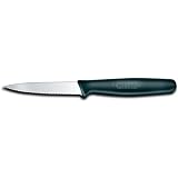 VictorinoxCutlery3.24-InchWavyParingKnife,BlackPolypropyleneHandle