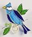 Gallery Art Blue Jay Night Light