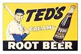 Ted Williams Root Beer Metal Sign