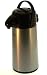 Thermos Push Button Pump Pot Glass Liner/Metallic Grey Finish 1.9L